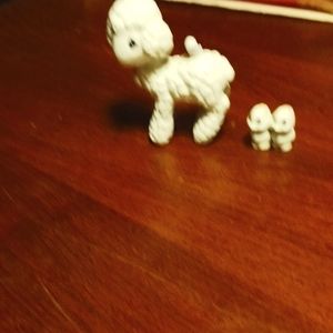 1988 Precious Moments Johnathan and David figurine with lamb & 3 blue bird